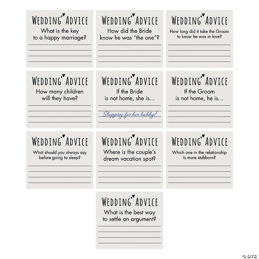 Mega Bulk 300 Pc. Wedding Guest Response Cards Image