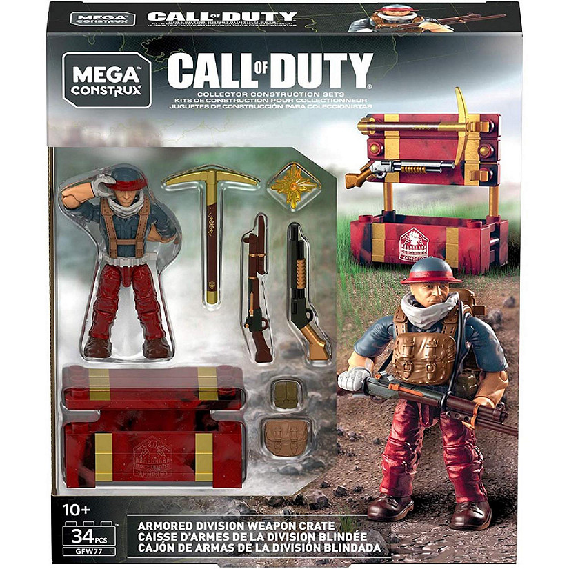 MEGA CONSTRUX Call of Duty Armored Division Weapon Crate Image