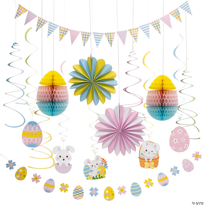 Mega Hippity Hoppity Easter Decorating Kit - 17 Pc. Image