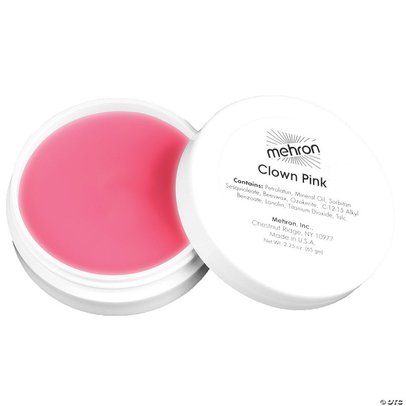 Mehron Clown Pink Makeup 2 Oz Image