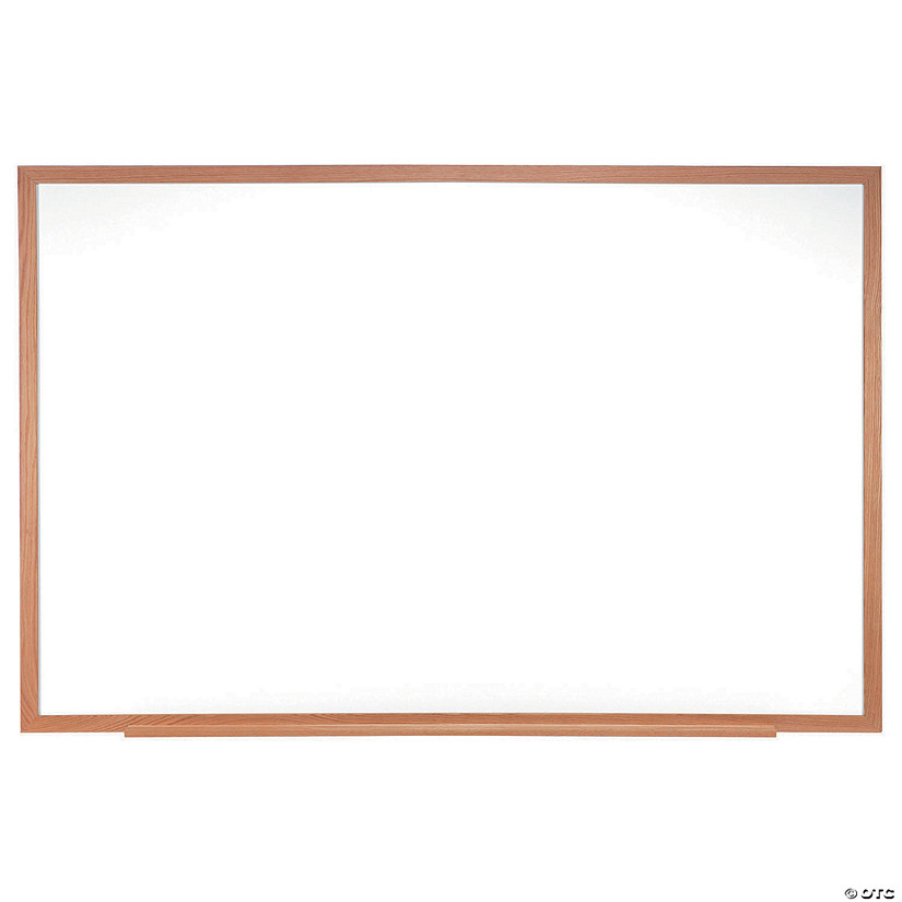 Melamine Whiteboard with Wood Frame 18"x24"