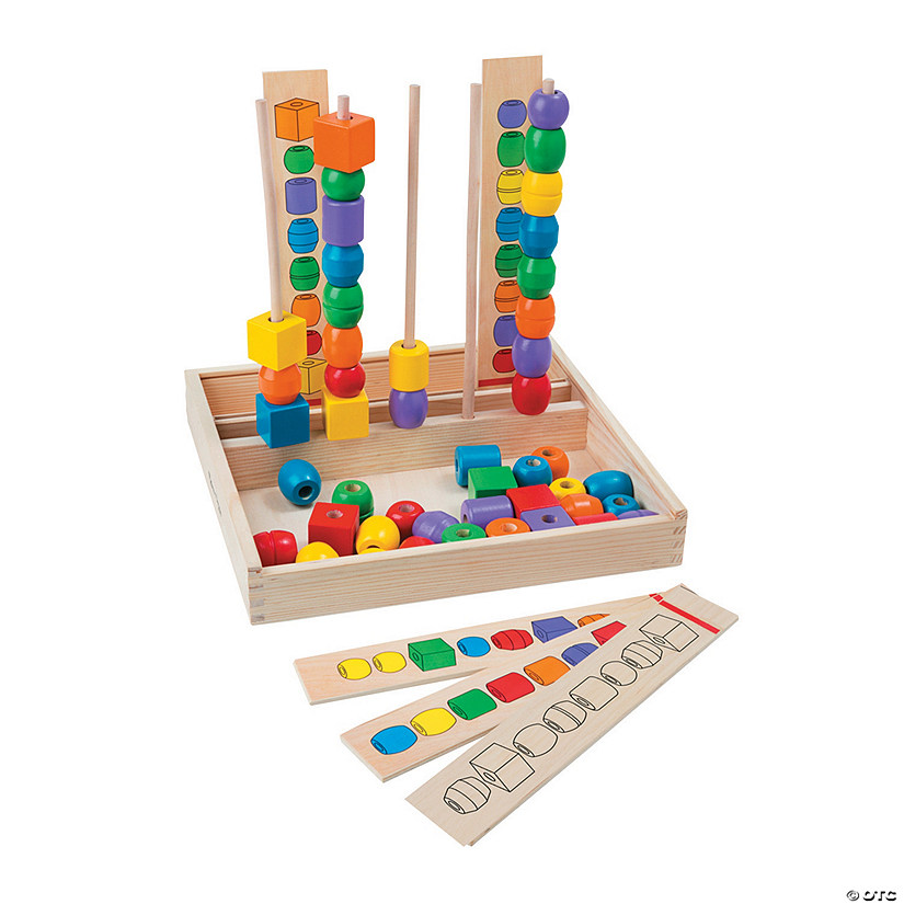 Melissa &amp; Doug&amp;#174; - Bead Sequencing Set - 51 Pc. Image