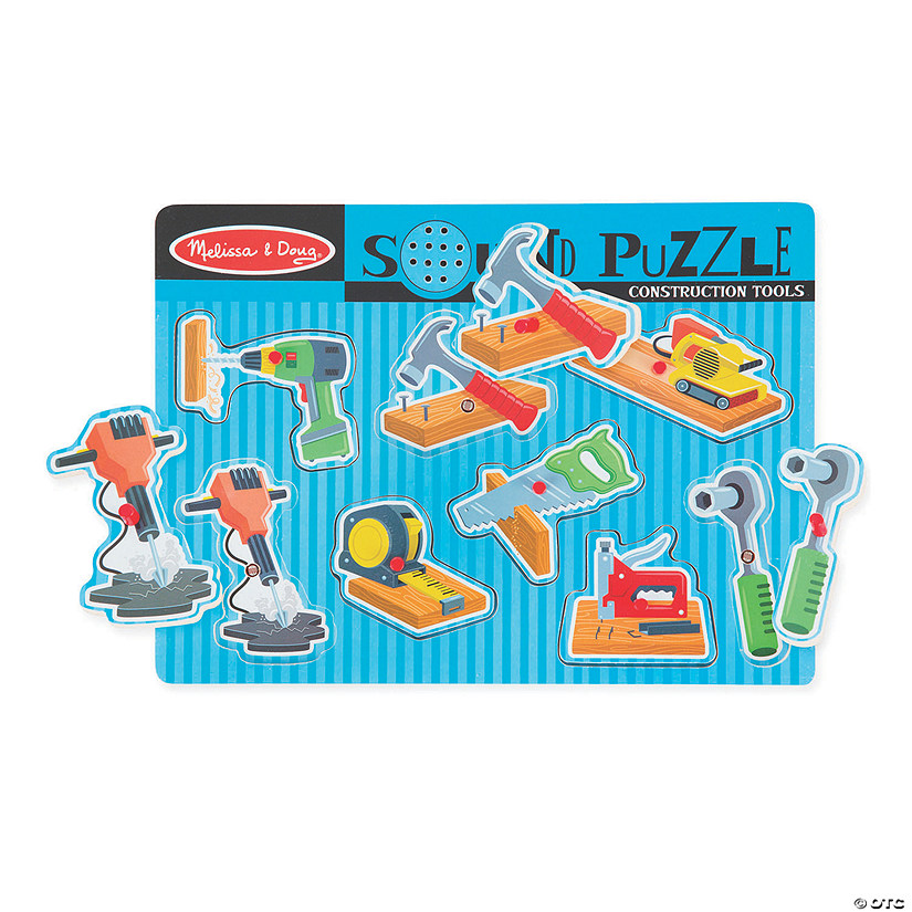 melissa &doug construction jigsaw puzzles in a box