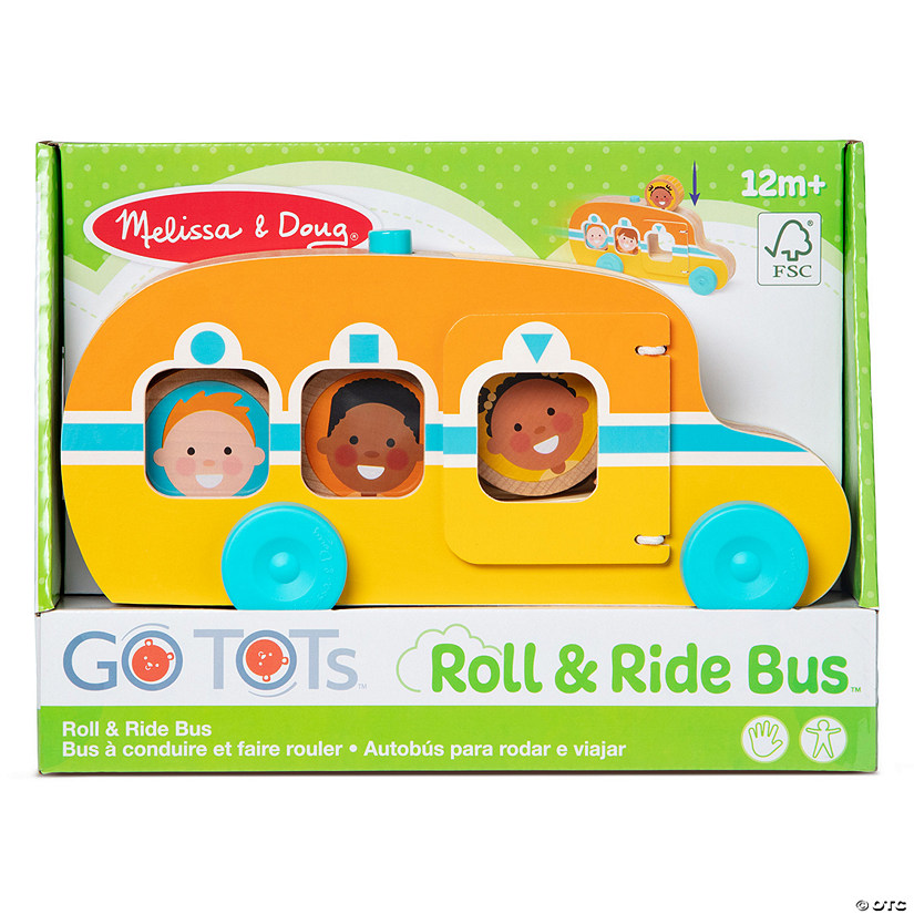 Melissa & Doug GO TOTs Roll & Ride Bus Image