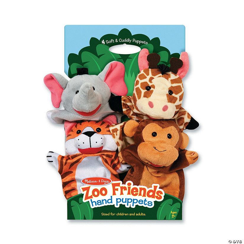 Melissa & Doug Hand Puppets: Zoo Friends Image