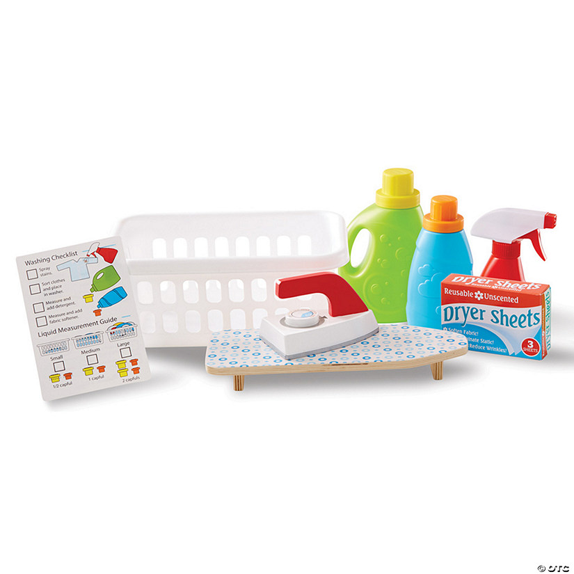 Melissa &amp; Doug Laundry Basket Play Set Image