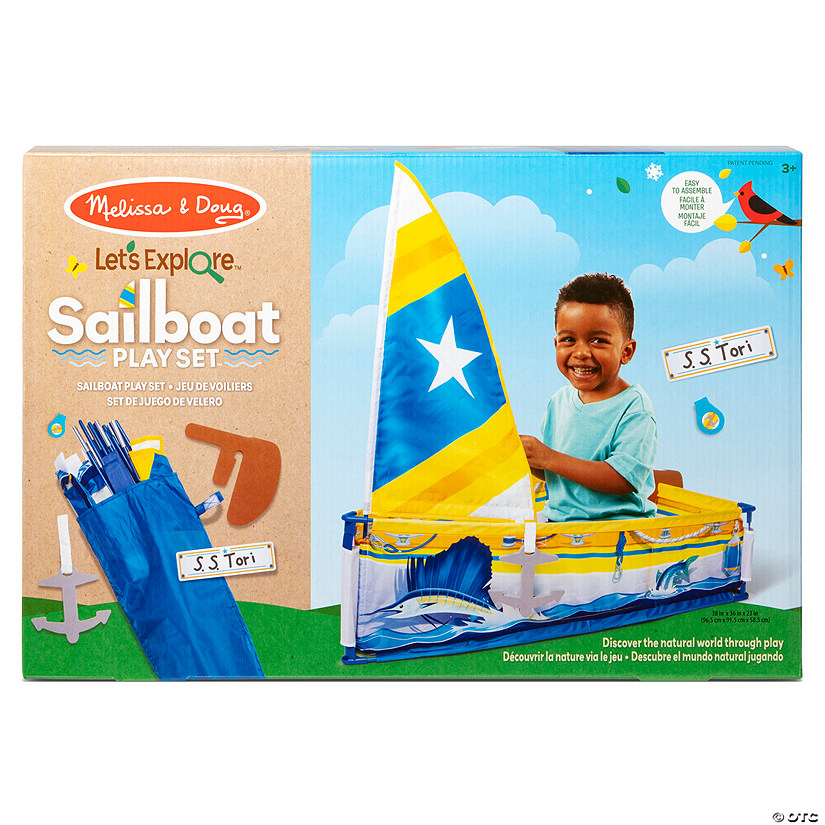 Melissa & Doug Let's Explore Sailboat Play Set Image