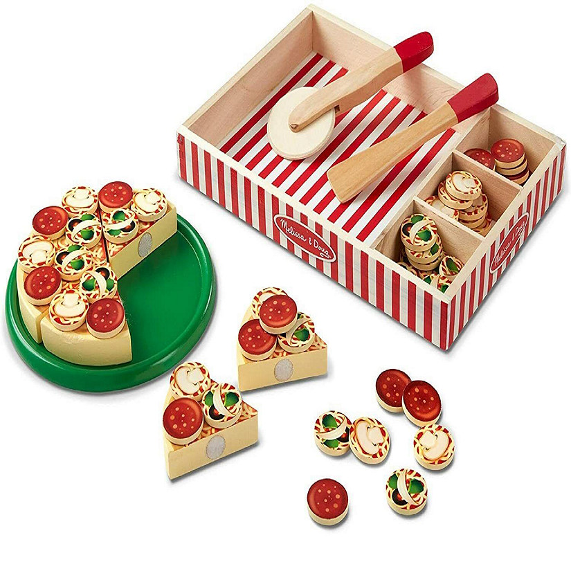 Melissa and Doug Pizza Party Wooden Set Image