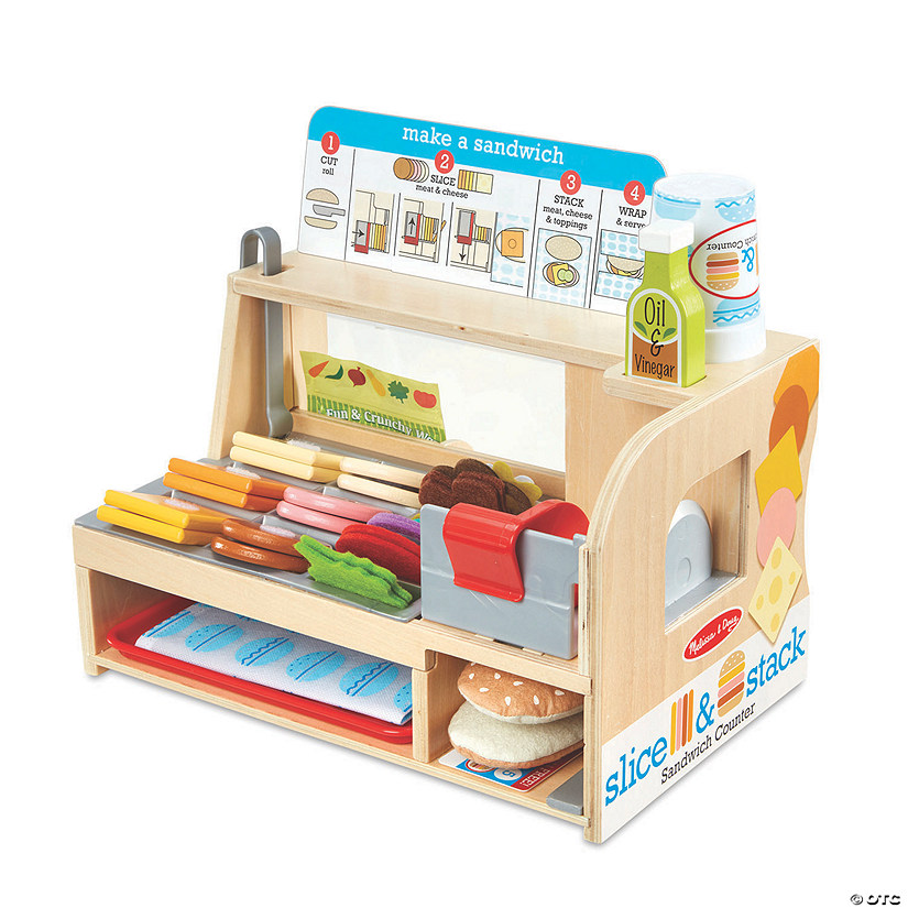 Melissa &amp; Doug Slice &amp; Stack Sandwich Counter Image