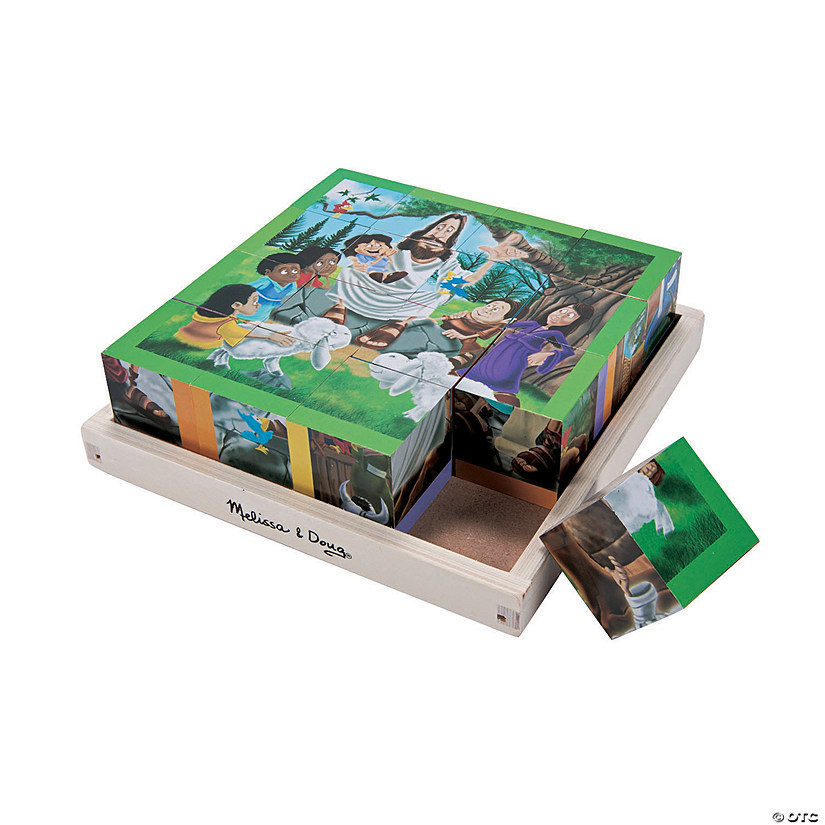 Melissa And Doug ® New Testament Cube Puzzle Discontinued