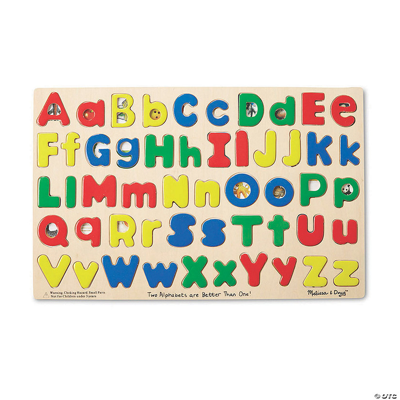 Melissa & Doug Upper & Lower Case Alphabet Jigsaw Puzzle Image