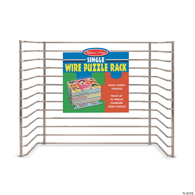 Melissa & Doug Wire Jigsaw Puzzle Storage Rack Oriental Trading