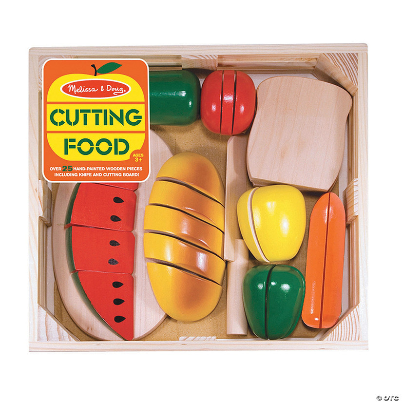 Melissa & Doug Wooden Food Set With Crate Image