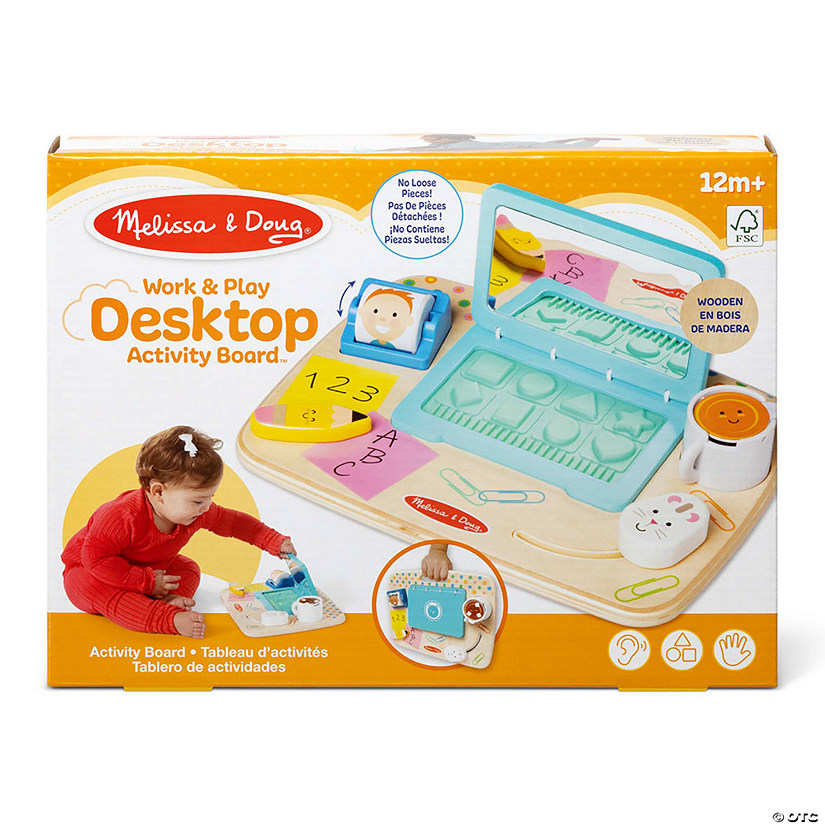 Melissa &amp; Doug Work &amp; Play Desktop Activity Board Image