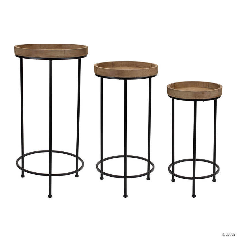 Melrose International Accent Table (Set Of 3) 28.75In Image