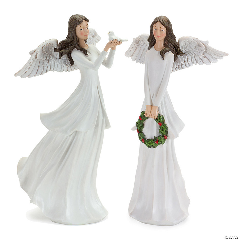 Melrose International Angel (Set Of 2) 12In Image