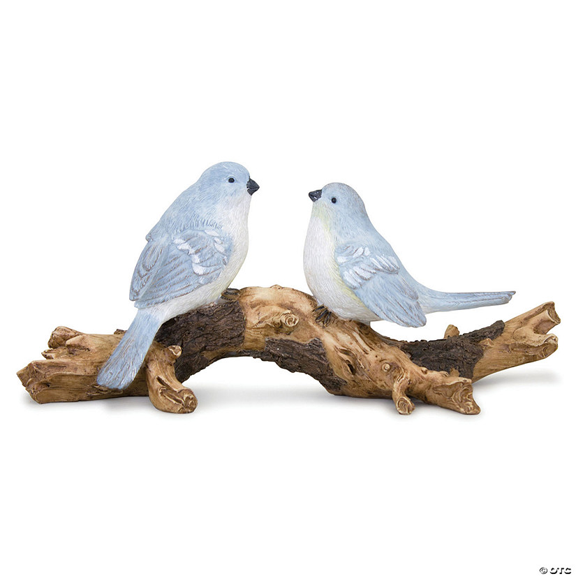 Melrose International Birds on Branch Figurine, 9.5 X 4 Inches Image