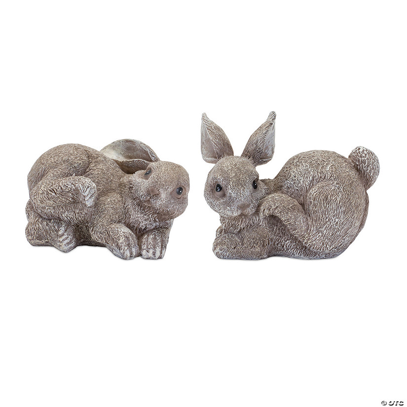 Melrose International Bunny Figurine (Set Of 4) 5.25In Image