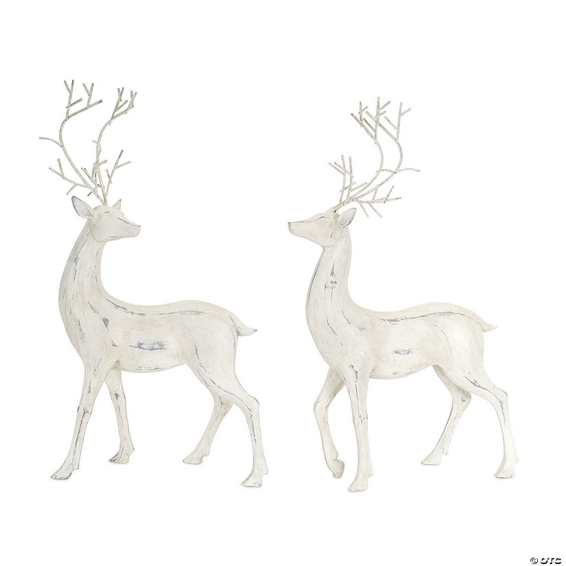 Melrose International Deer Figurine, 20 Inches (Set of 2) Image