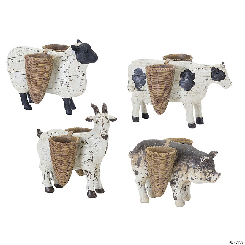 Melrose International Farm Animal Figurines (Set of 4) Image