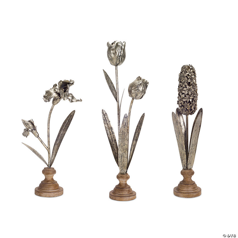 Melrose International Floral Decor (Set of 3) Image