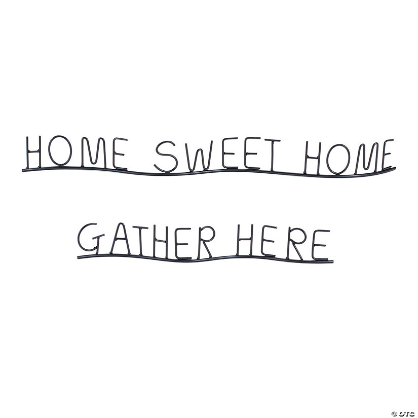 Melrose International Gather Home Wall Decor (Set Of 4) 22In Image