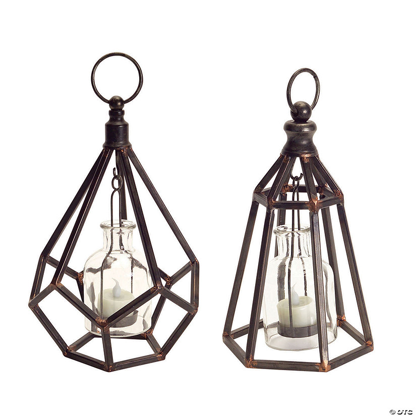 Melrose International Hanging Tea Light Holder (Set of 2) Image