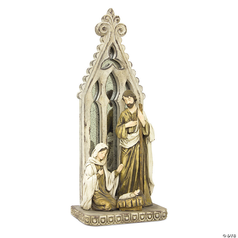 Melrose International Holy Family with Arch Statue, 19 Inches Image