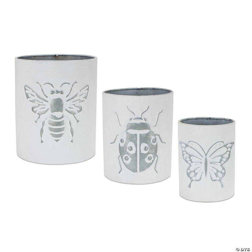 Melrose International Insect Pot (Set Of 3) 7.75In Image