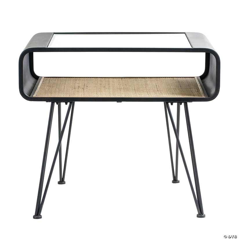 Melrose International Iron Side Table 27In Oriental Trading