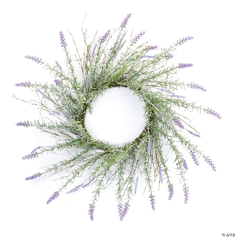 Melrose International Lavender Wreath 28In Image