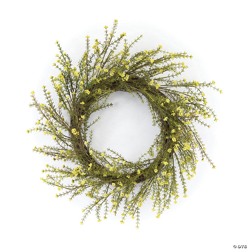 Melrose International Mini Floral Wreath, 18 Inches Image