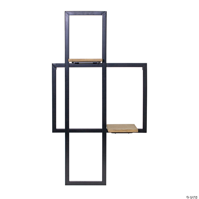 Melrose International Modern Square Wall Shelf, 33 Inches Image