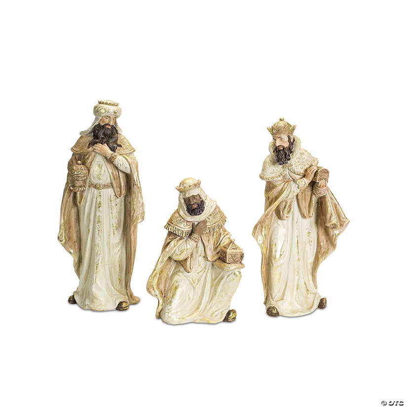Melrose International Nativity Three Wisemen Figurines (Set of 3) Image