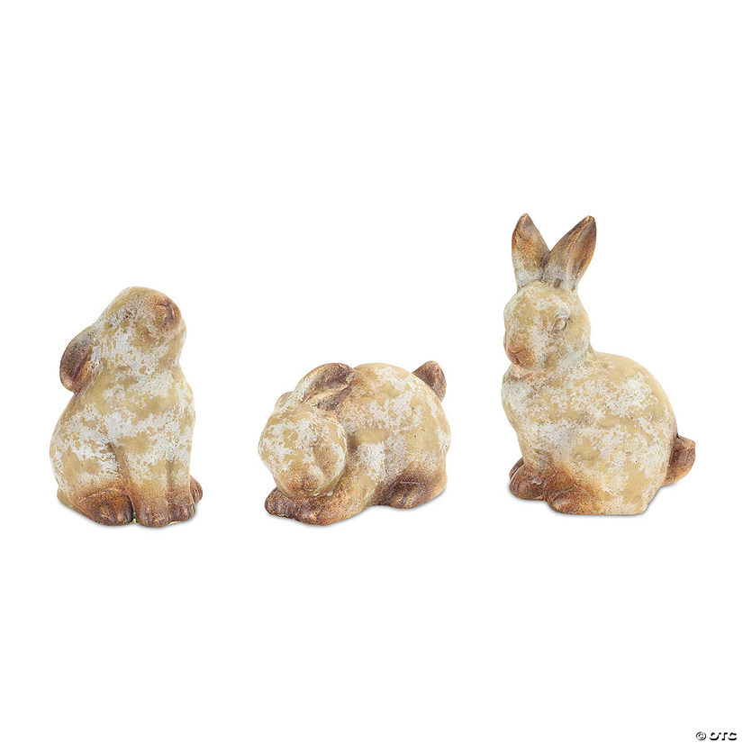 Melrose International Rabbit Figurine, 9 Inches (Set of 6) Image