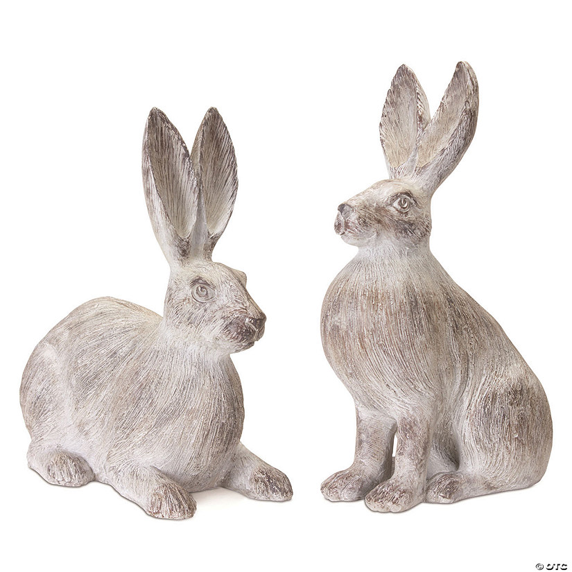 Melrose International Rabbit Figurine (Set of 2) Image