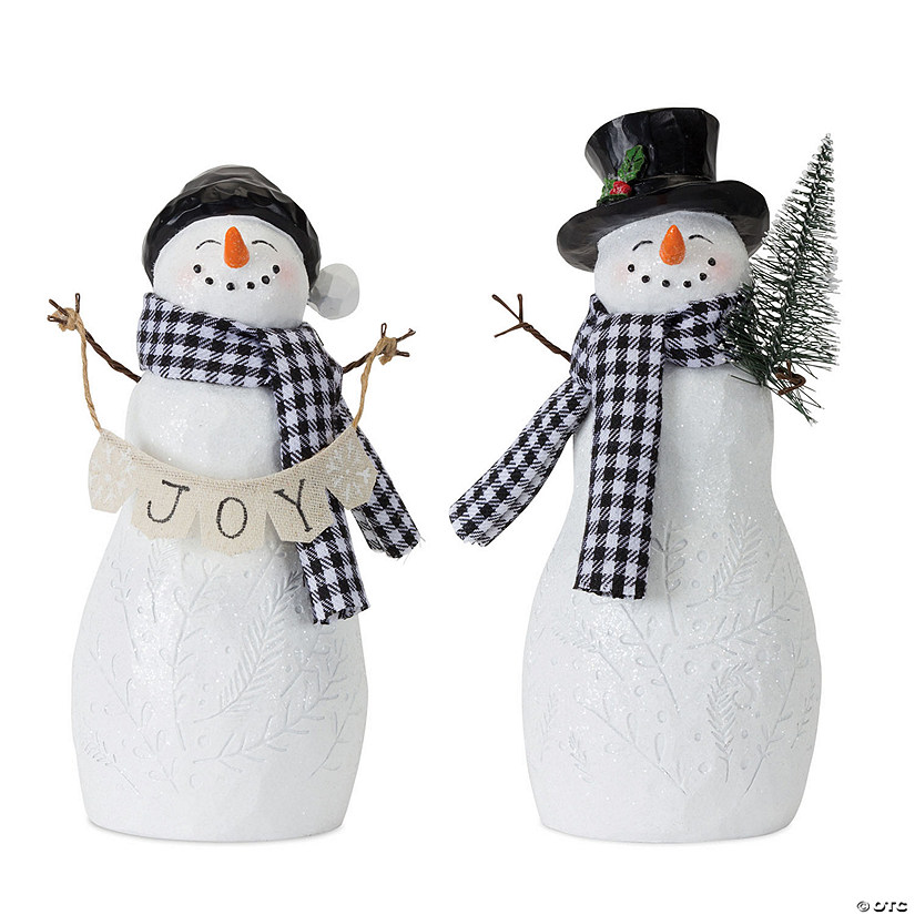 Melrose International Snowman Figurine , 8 Inches (Set of 4) Image
