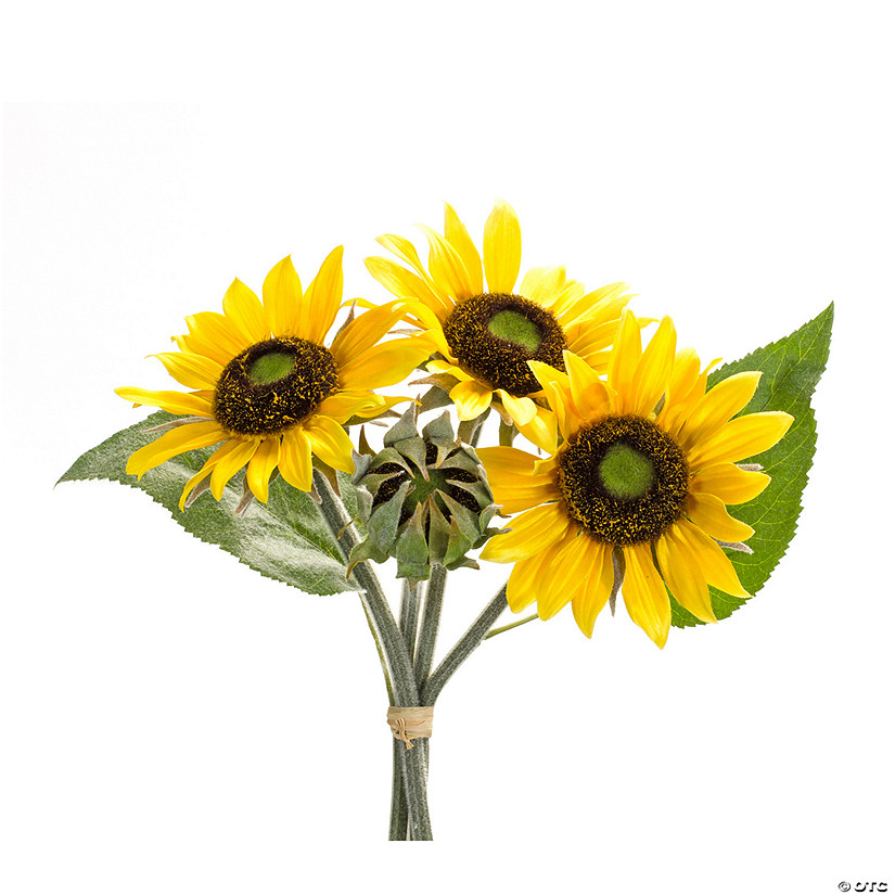 Melrose International Sunflower Bouquet (Set Of 6) 11.5In Image