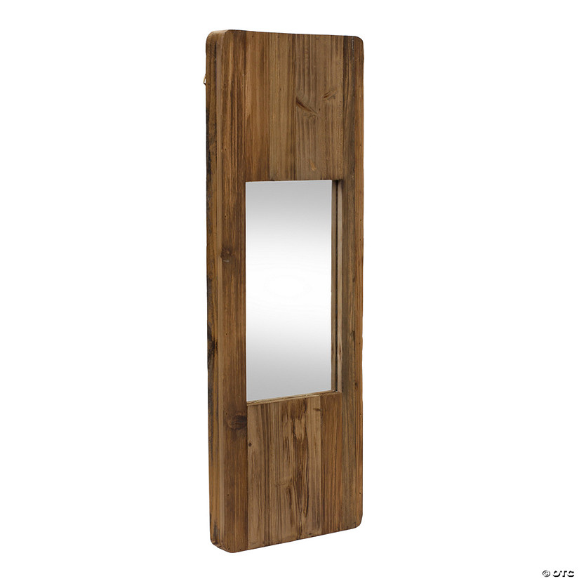 Melrose International Wooden Wall Mirror 29In Image