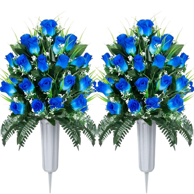 Memorial Floral Bouquets with Vase Image
