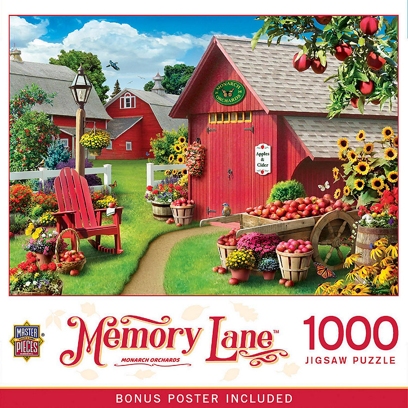 Memory Lane - Monarch Orchards 1000 Piece Jigsaw Puzzle Image