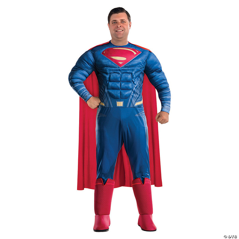 Men’s Plus Size Deluxe Superman™ Costume