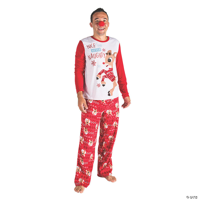 Men&#8217;s Rudolph the Red-Nosed Reindeer<sup>&#174;</sup> Christmas Pajamas - Small Image