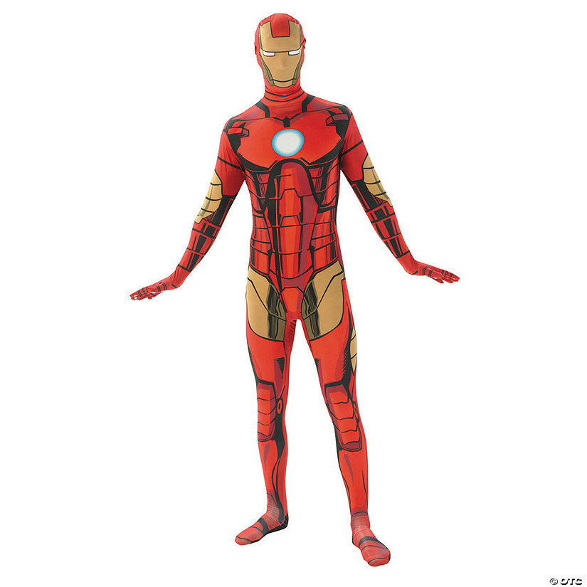 Men&#8217;s Second Skin Iron Man Costume Image