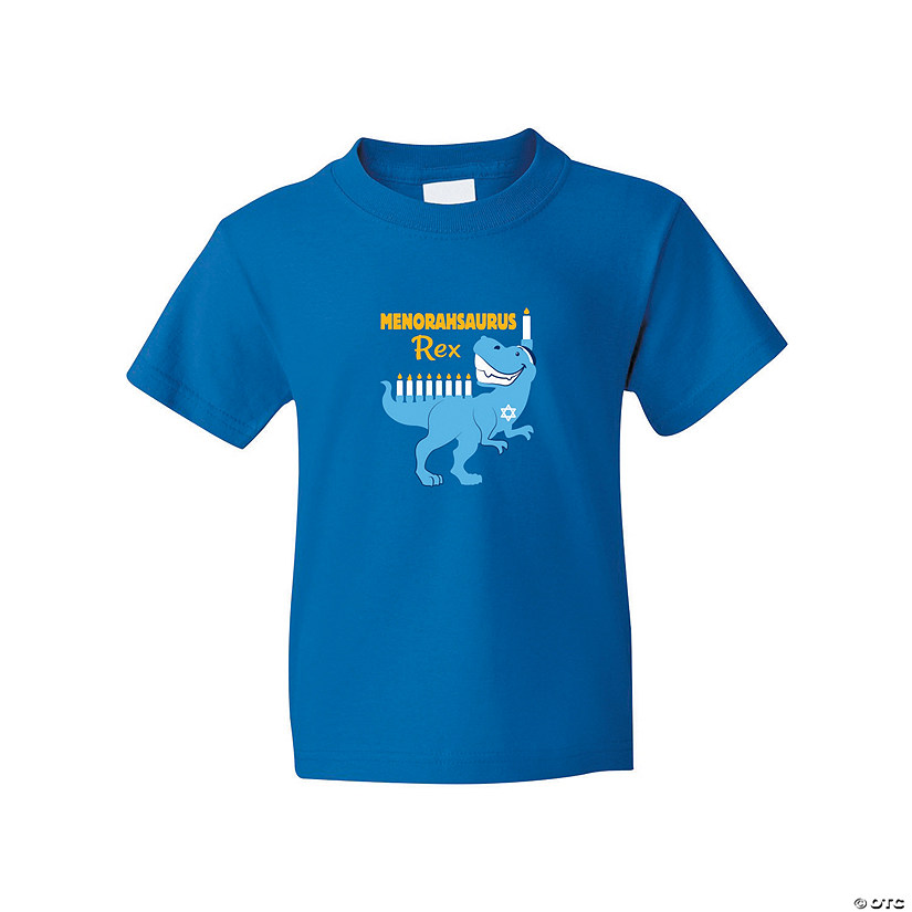 Menorahsaurus Rex Youth T-Shirt Image