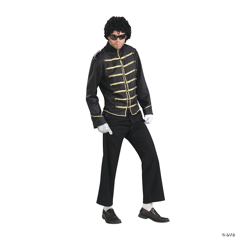 Men's 80s Military Jacket Michael Jackson Costume | Oriental Trading