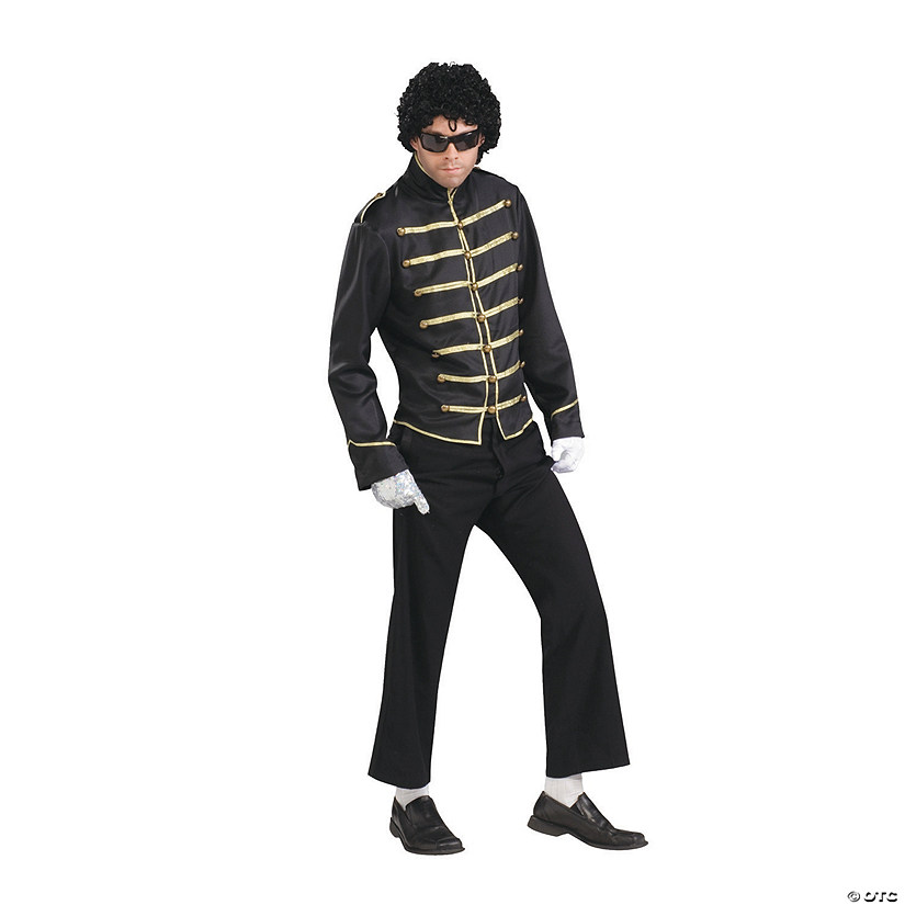 Men's 80s Military Jacket Michael Jackson Costume Oriental Trading