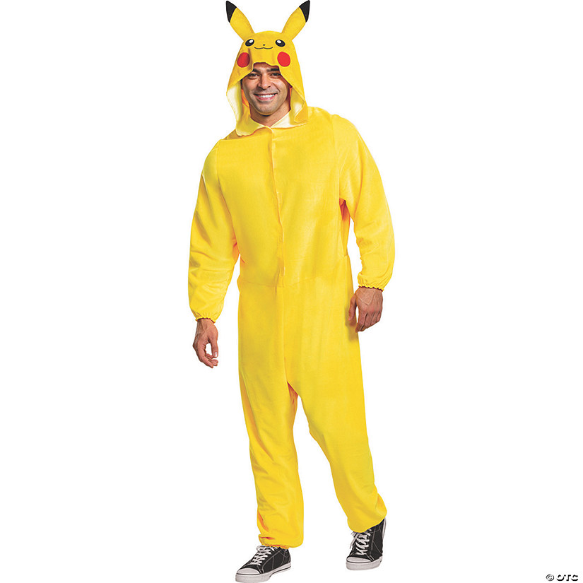 Men's Classic Pikachu Costume – Large
