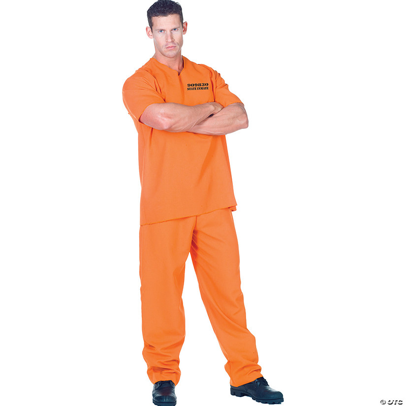 Men's Convict Costume - Standard Image