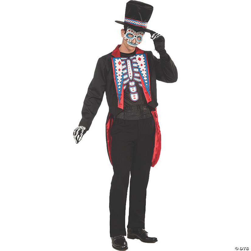 Men's Day Of The Dead Costume Image